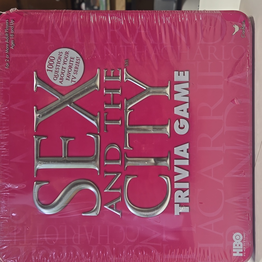 Nwot sex and the city trivia game!